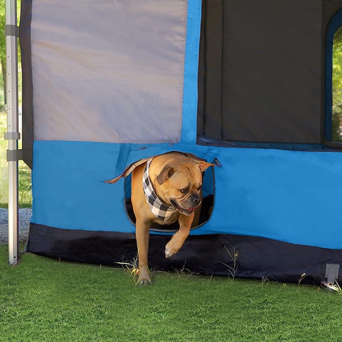 E-Z UP Camping Cube 6.4 Converts 10' Straight Leg Canopy into Camping Tent Royal Blue (Canopy/Shelter NOT Included)