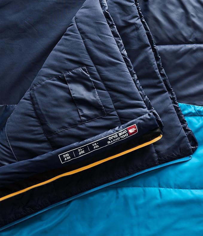 The North Face Sleeping-Bags Dolomite 2 Person Sleeping Bag 15F / -9C - Rectangular 3-in-1 Insulation Water Repellent Fleece Lined