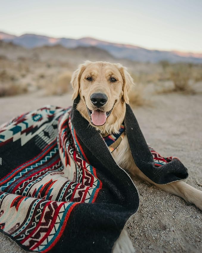 Inca Aztec Throw Queen King Blanket | Southwest Indian Navajo Boho Style | Native Cover for Camping Bedding Couch Vanlife | Faux Alpaca Lightweight Hypoallergenic (Pachamama Brown Queen)
