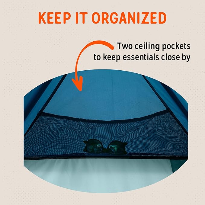 Kelty Discovery H2GO Privacy Shelter Campsite Shower and Changing Shelter Zippered Entry Steel Pole Frame Freestanding