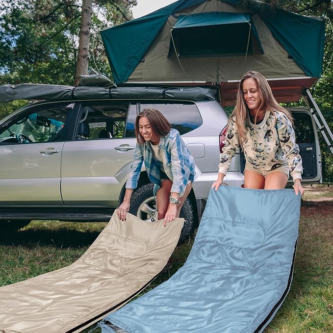 Tudomro Camping Sleeping Bag for Adults Lightweight Packable Waterproof Camping Gear Equipment to Keep Warm for Outdoor Backpacking Hiking Travel