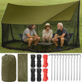 Screen House for Hammock Backpacking Hammock Tent with Mosquito Net Portable Waterproof Bug Screen Tent for Canoe Picnics Hiking Camping Beach Backyards Outdoor in Summer