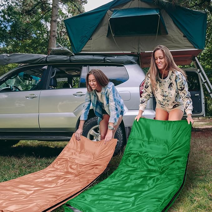 Tudomro Camping Sleeping Bag for Adults Lightweight Packable Waterproof Camping Gear Equipment to Keep Warm for Outdoor Backpacking Hiking Travel