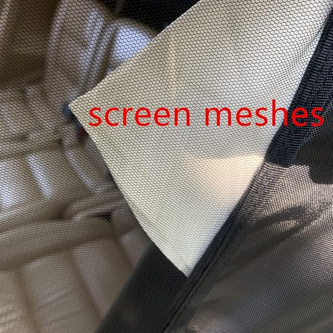 MC&ampSA Window Tent SUV Tent Screen Mesh Sun Shade Cover Sleep in Car Air Flow in Keep Bugs Out for Camping Road Trip