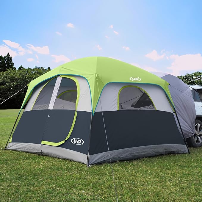 UNP SUV Tent for Camping 6-Person SUV Tailgate Tent - Easy Set Up with Rainfly 10'x9'x78in(H)