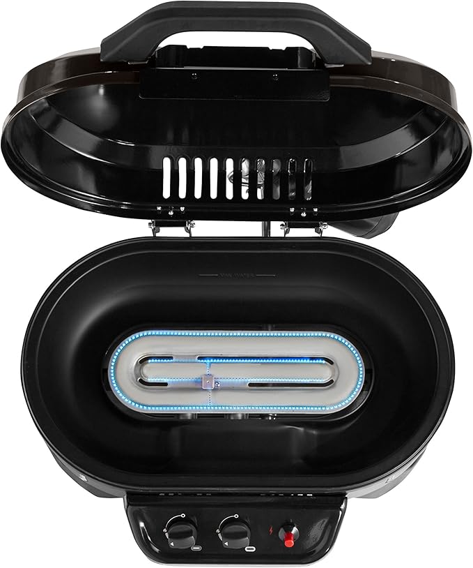 Coleman RoadTrip 225 Portable Tabletop Grill 2-Burner Gas Grill with Matchless Ignition &amp Adjustable Temperature Control 11000 BTUs of Power for Grilling Tailgating Camping BBQ &amp More
