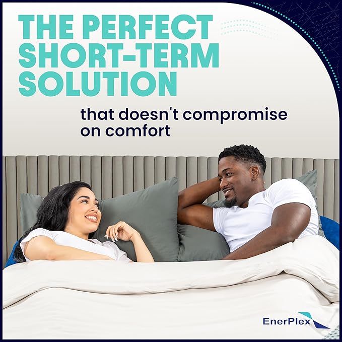 EnerPlex Air Mattress with Built in Pump - Self-Inflating Blow Up Mattress with Neck Support - Inflatable Air Bed for Portable Travel &amp Home Use