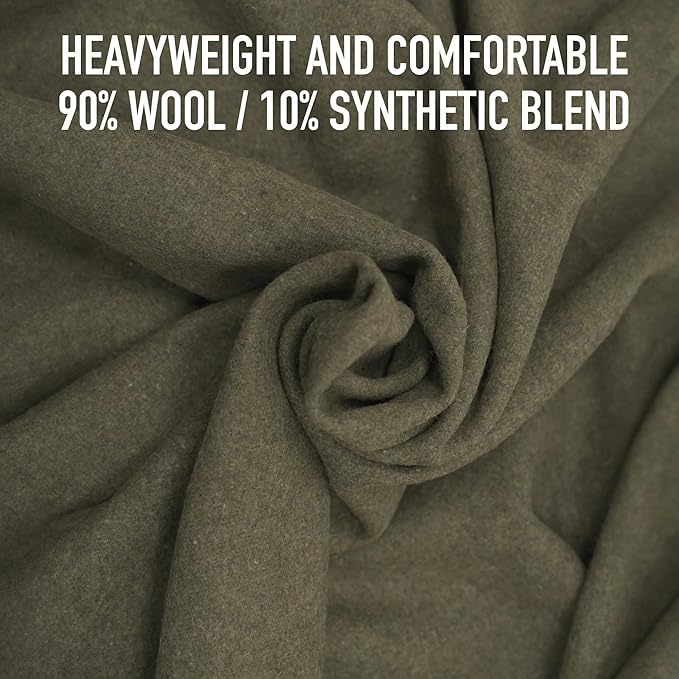 Rothco 22192 European Surplus Style Wool Blanket Size : 66 x 90