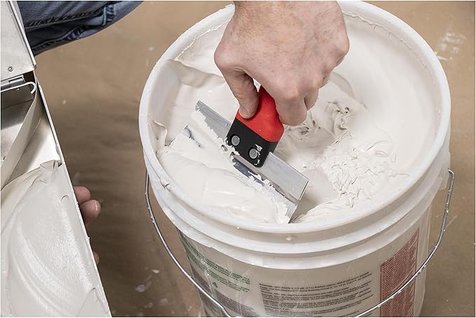 WAL-BOARD TOOLS Bucket Scoops Stainless Steel Blade Tuff-Grip Handle Made in the USA 005-002