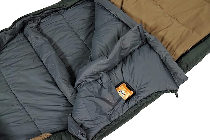 Kamp-Rite Anniversary Series 1 Person Tent cot with 20 Degree Outfitter Sleeping Bag and Self Inflating Sleeping pad for Camping Hunting Fishing 3 Piece Bundle Package (Olive)
