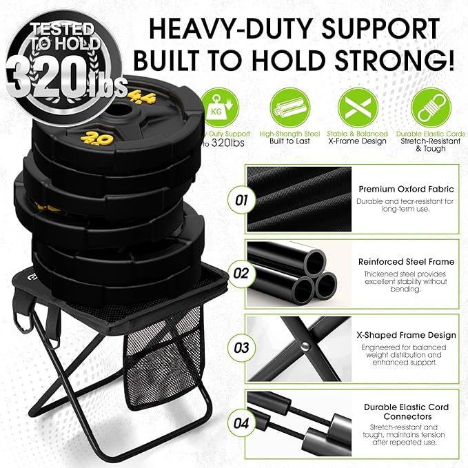 Camping Stool Upgraded FoldableStool Aluminum Alloy Bracket 6 Ways to Carry Portable outdoorfolding Chair with Pocket for Queuing FishingHiking Tours BBQ Parties Outdoor Camping Accessories