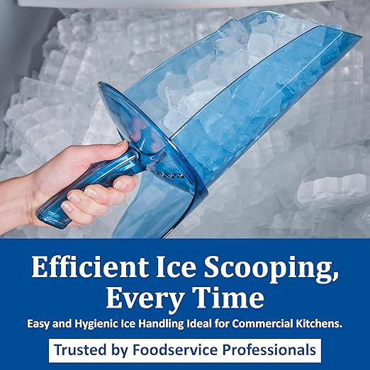 San Jamar SI9500 Polycarbonate Saf-T-Scoop Only 64oz to 86oz for Ice Machine Blue