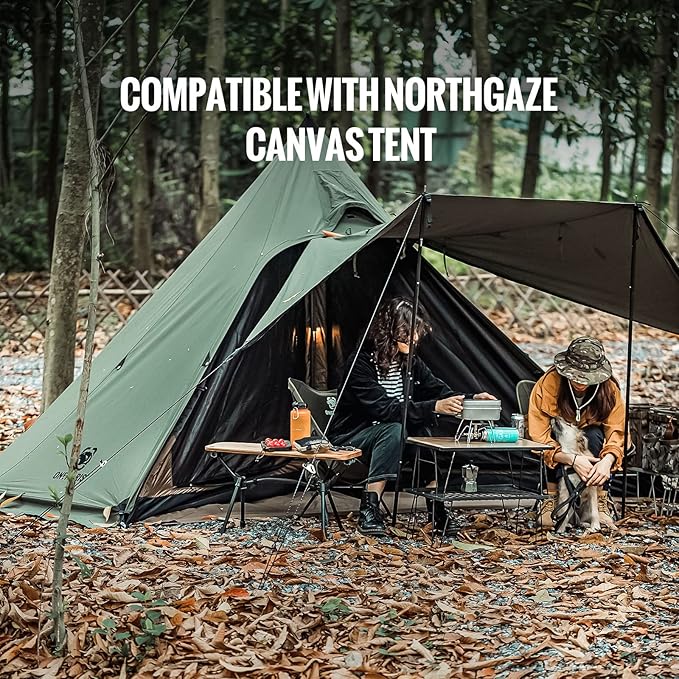 OneTigris 2 Person Mesh Inner Tent for The Northgaze Hot Tent - 4000mm Floor for Camping and Hiking