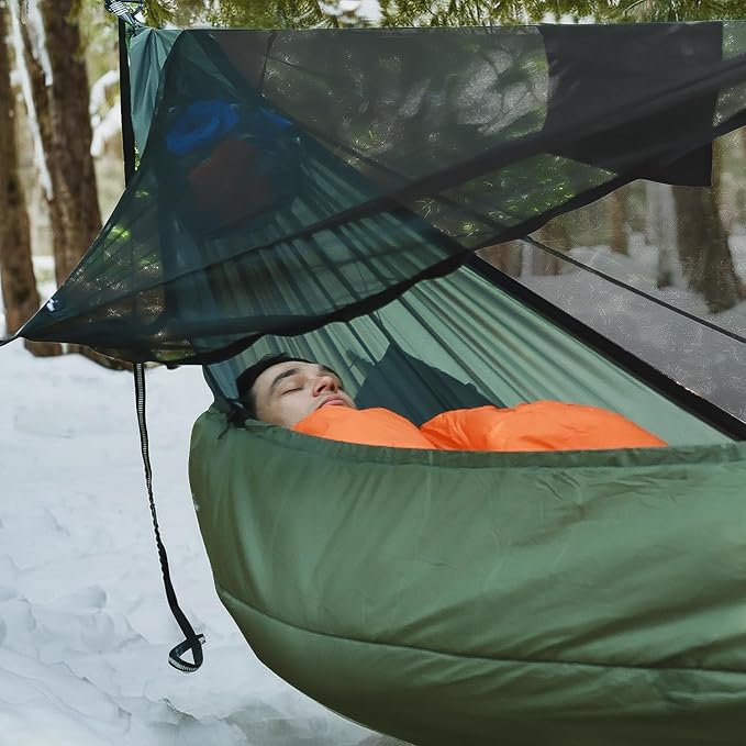 Hammock Underquilt for Camping Hammock Warm Insulation Ultralight 4 Season Under Quilt for Hammocks Portable for Hiking Backpacking