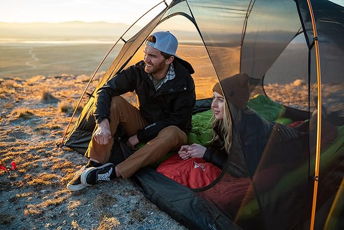 Teton LEEF Lightweight Mummy Sleeping Bag for Camping Hiking Backpacking Cold Weather Option Compression Sack Included