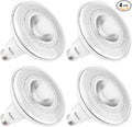 Sunco Dusk to Dawn Flood Lights Outdoor Waterproof PAR38 LED Bulb 120W Equivalent 15W Exterior Wet-Rated 5000K Daylight 1250 LM E26 Base UL 4 Pack
