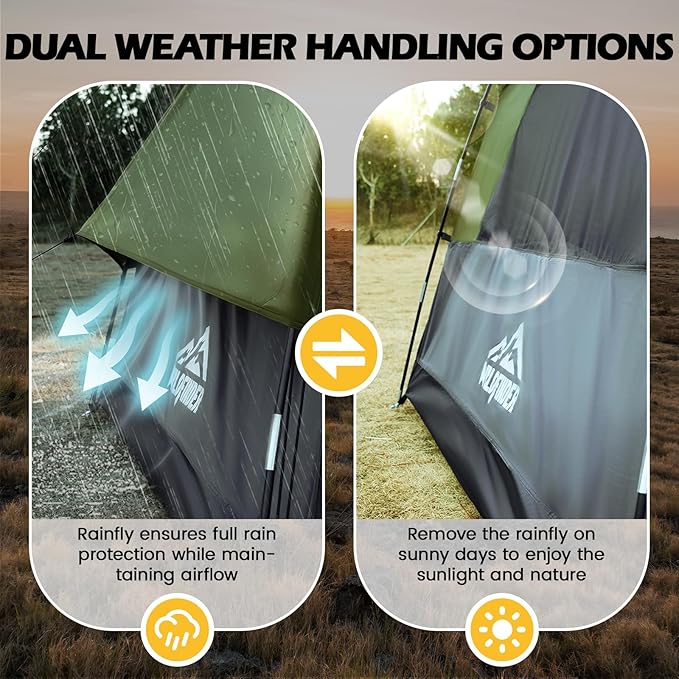SUV Tent Rectangle Car Tent for Family Waterproof &amp Windproof for Car Camping Large Camping Tents with Storage Bag SUV Van Jeep