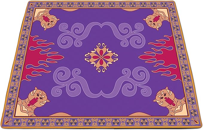 Picnic TIME Disney Aladdin Impresa Picnic Blanket Lightweight Folding Beach Blanket with Carry Backpack Machine Washable Water Resistant Fleece Picnic Mat (Black and White)
