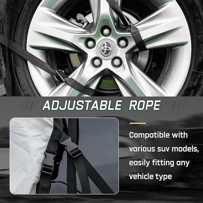 SUV Tents for Camping 6 Person Waterproof Car Family Camping Tent with Tailgate Attachment for SUV Jeep Truck with Cap Easy Setup Large Tent for Outdoor Camping