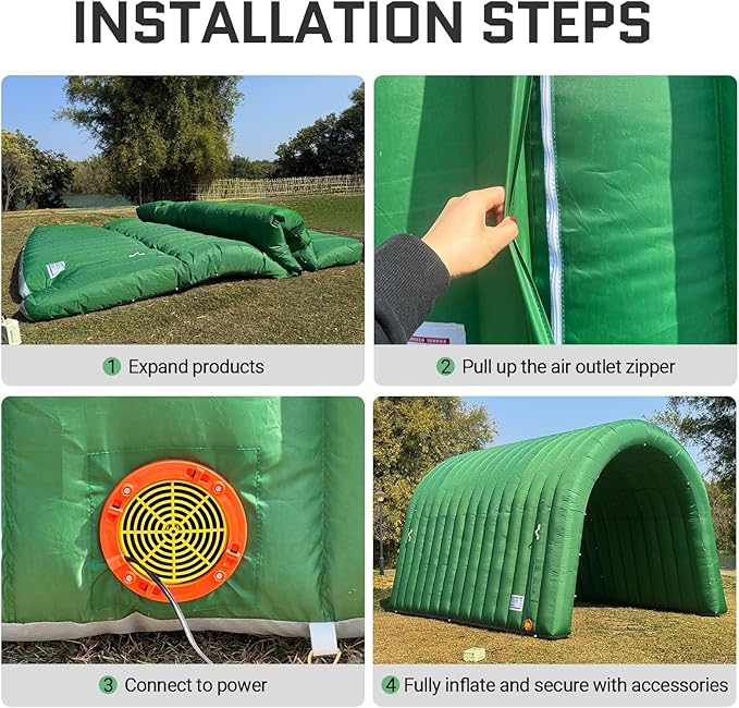 OZIS 16Ft Inflatable Tunnel Entrance Sports with Installed Blower Inflatable Football Tunnel Tent Entryway for Business Advertising Event Exhibition Promotion(16x10x10Ft)