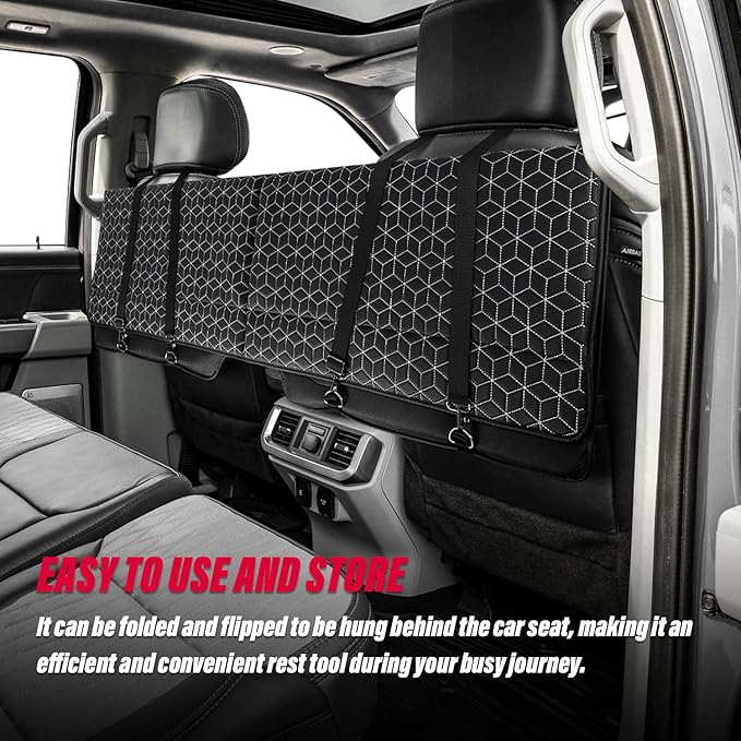 OHMU Non Inflatable Truck Bed Air Mattress for Large TruckCar Travel Camping Back Seat Extender for F150/RAM 1500/Toyota/Silverado/GMC/Tundra