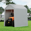 12×12 ft Outdoor Storage Sheds Portable Storage Shelter Shed with Roll up Zipper Doors Waterproof Outside Utility Shed Garage Tent for Motorcycle Bicycles and Camping Tools