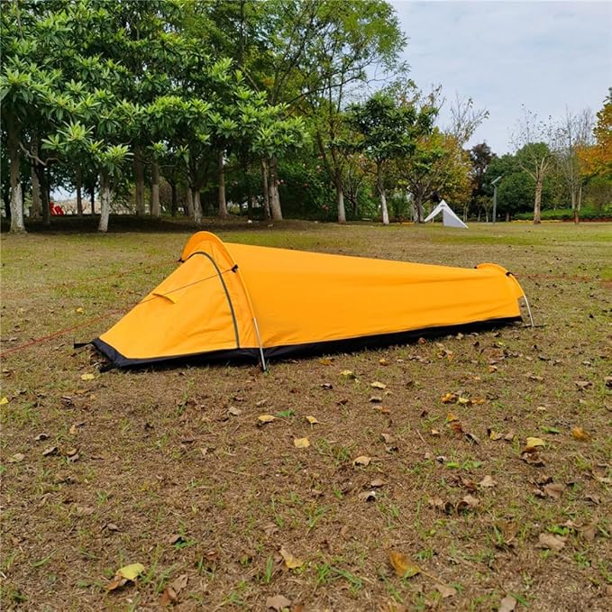 Single Person Bivy Tent 1 Man Tent for Camping Hiking Backpacking Outdoor Survival Gear - Easy Set Up