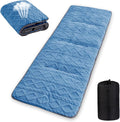 Folding Camping Cot Pad - Portable &amp Comfortable Outdoor Sleeping Mat with Elastic Strap Lightweight Waterproof Bottom Mattress Pad