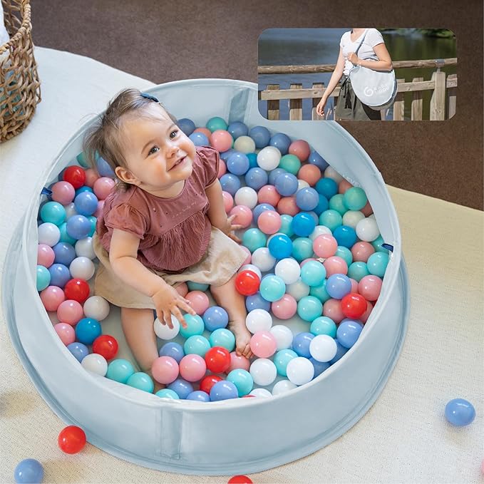 Babymoov Aquani Tent &amp Pool 3 in 1 Pop Up Tent Kiddie Pool and Play Area (Summer 2024 Essential) Marine One Size
