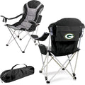 Picnic TIME NFL Unisex-Adult NFL Reclining Camp Chair Beach Chair for Adults Sports Chair with Carry Bag