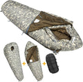 MT Military Army Force Defence 4 &amp Tropen Patrol Mummy Sleeping Bags with Bivy Cover Compression Sack Modular Sleeping System 2.0 for Cold Weather