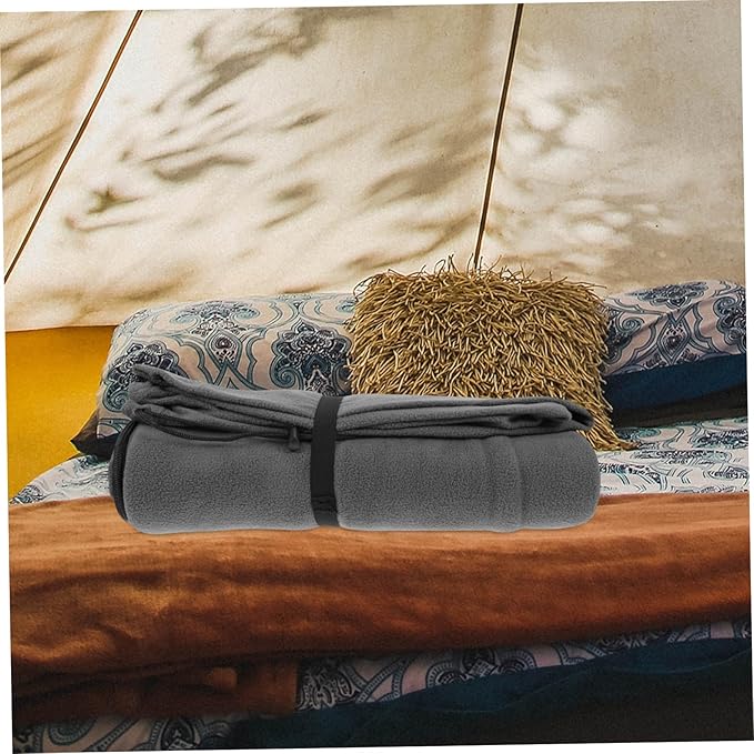 Sosoport Fleece Sleeping Bag Liner for Adults Lightweight Portable Warmth for Outdoor Camping and Indoor Naptime for Backpacking Hiking and Travel