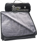 SUITEDNOMAD Large Waterproof Outdoor Stadium Blanket Windproof and Warm Extra Thick Fleece or Quilted Sherpa Great for Cold Weather Camping Picnic Sports Festivals