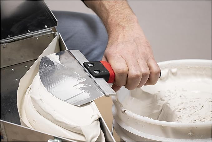 WAL-BOARD TOOLS Bucket Scoops Stainless Steel Blade Tuff-Grip Handle Made in the USA 005-002