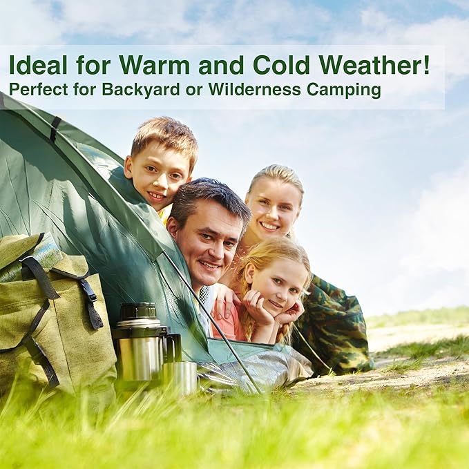 (5 Pack of) 5 to 6 Person Tent All Season Pop Up Waterproof for Camping Groups Immigrants Disaster Relief Homeless People Bulk Cold Weather Tents