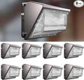 Lightdot 8Pack 70W LED Wall Pack Lights 100-277v Off Dusk to Dawn Photocell 10500Lm(150Lm/W) 5000K IP65 Outdoor Exterior Lighting for GarageWarehouseYardBuildingFactoryETL