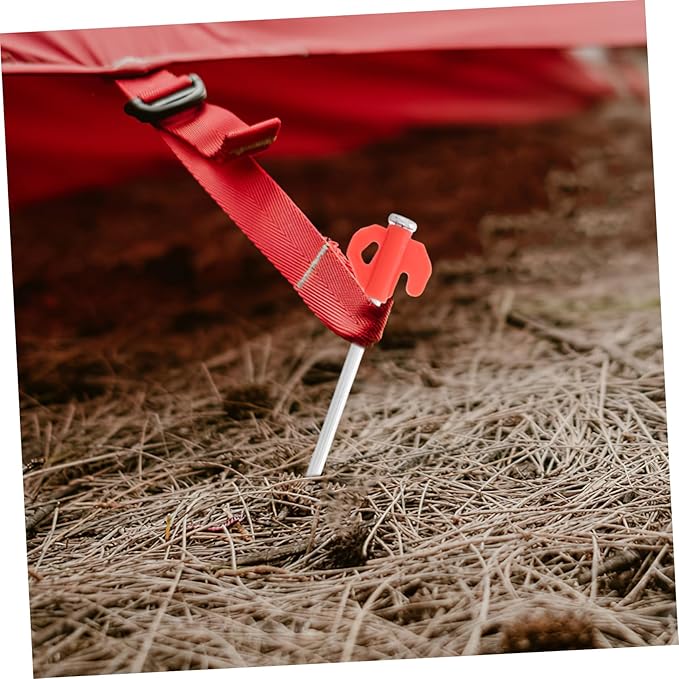 KESYOO 20Pcs Heavy Duty Metal Tent Ground Nails Windproof Stakes for Camping Outdoor Activities Lawn Decorations Durable Construction for Easy Installation Versatile Use
