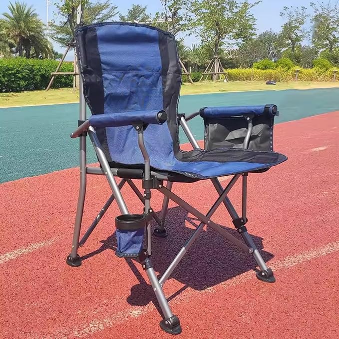 Legend Camping - Professional Fold&ampGo Folding Camping Chair – Blue