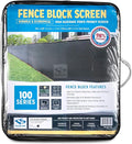 FenceScreen 4ft Fence Privacy Screen - Extreme 98% Blockage Windscreen Mesh Fence Cover