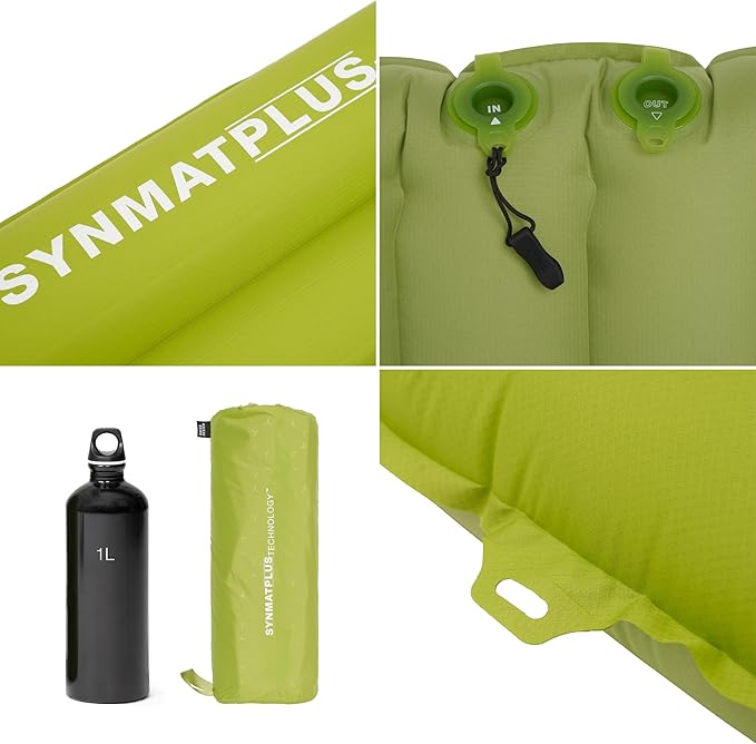 Exped Ultra Series: 1R 3R 6.5R 8R 10R Single &amp Duo - Lightweight Backpacking Mat - Packable and Comfortable - Sleeping Pad with Pumpbag for Self-Inflation