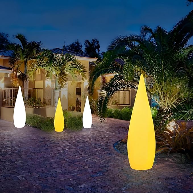Outdoor Water Drop Lights Waterproof Lawn Light Courtyard Garden Terrace Atmosphere Lights Landscape Courtyard Decorations Floor Lamps Path Light Modern Holiday Lamps
