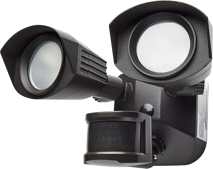 Nuvo 65/213 LED Dual-Head Security Light 3000K Motion Sensor Bronze