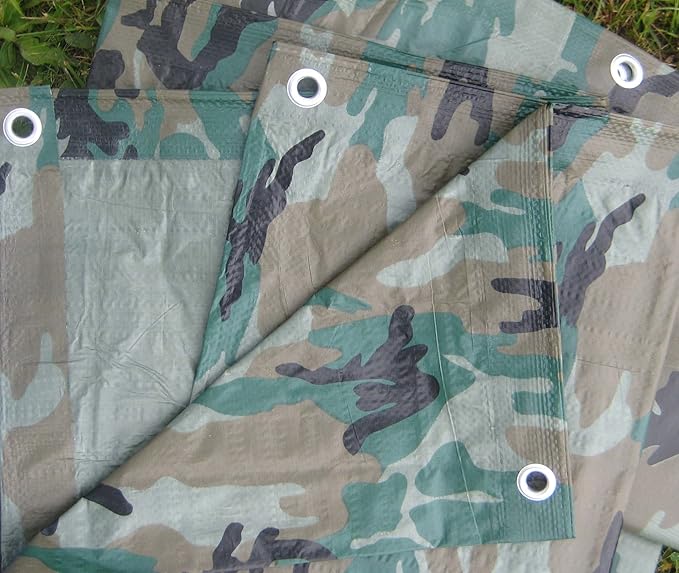 12' x 16' Camouflage Tarp XS
