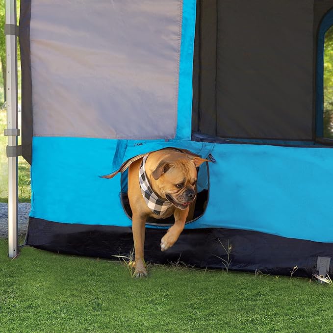 E-Z UP Camping Cube 6.4 Converts 10' Straight Leg Canopy into Camping Tent (Canopy/SHELTER NOT Included) Splash