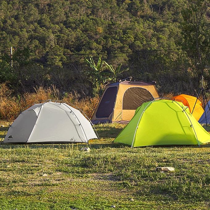 3FULGEAR Tai Chi 2 Ultralight Tent Bivvy Ground Tent for 2 Person Rainproof Windproof 3/4 Camping Tents Season for Outdoor Camping Trekking Kayaking Climbing Hiking Fishing Hunting