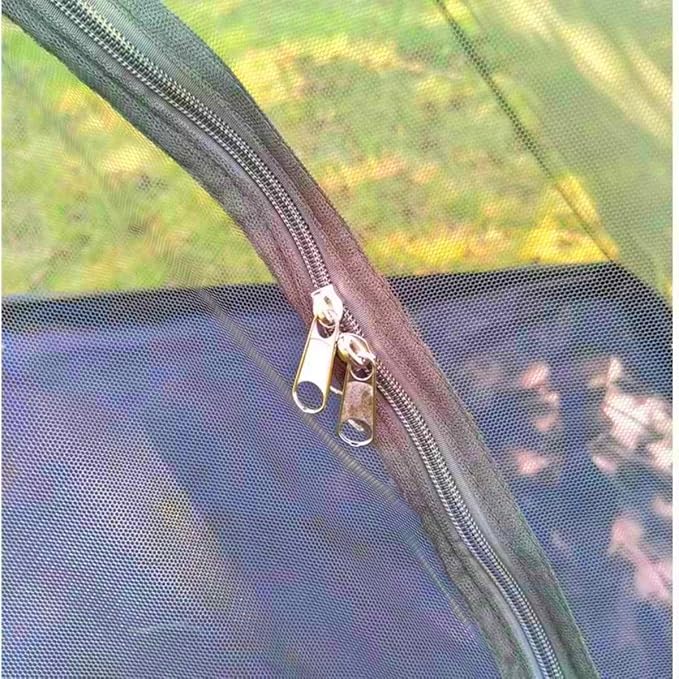 Mesh Tent for Backpacking and Camping Water Resistant Oxford Floor No-Trekker Pole Tent Netting Tent Breeze Mesh Inner Tent Ultralight 1 Person Summer Tent