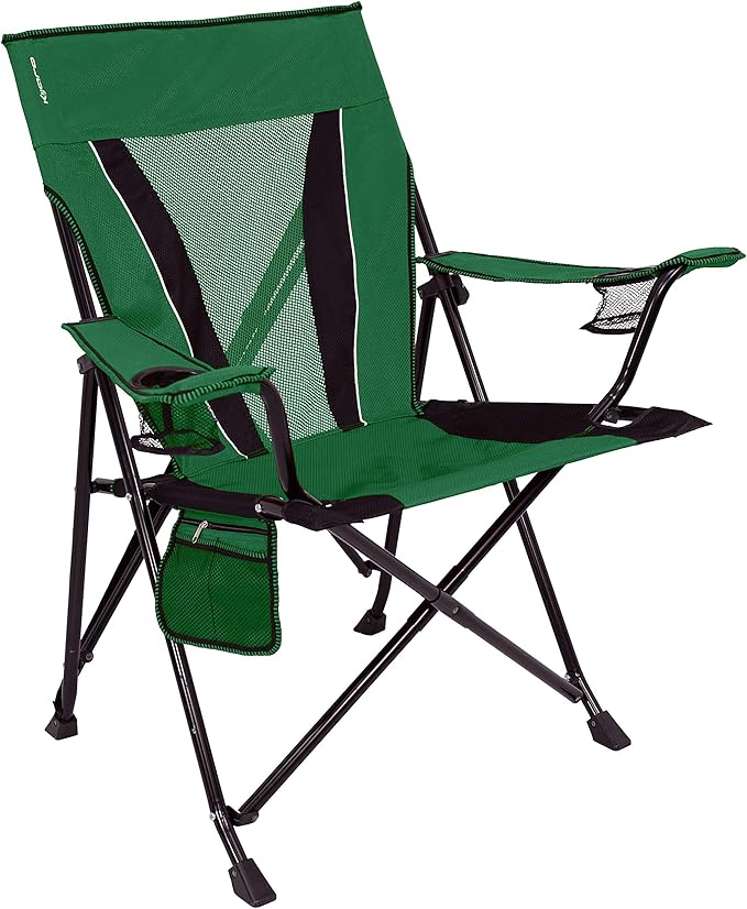 Kijaro XXL Dual Lock Portable Camping Chair - Supports Up to 400lbs - Enjoy The Outdoors in a Versatile Folding Sports &amp Outdoor Chair