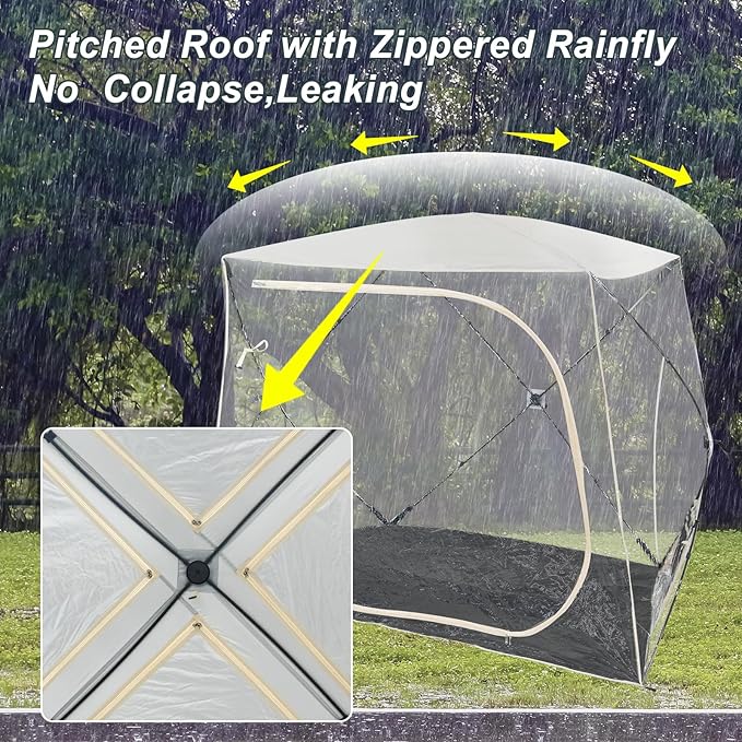 Sports Tent for 1-3 PersonPortable Pop Up Outdoor Weatherproof Shelter Instant Bubble Tent for Sports EventCampingFishing