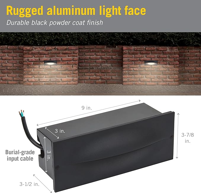 Armacost Lighting Contour Brick Outdoor LED Wall Light 471900