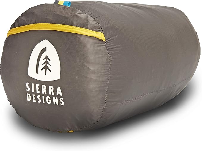 Sierra Designs Nitro 0 Degree 800 Fill DriDown Sleeping Bag - Ultralight Down Sleeping Bag for Backpacking and Camping for Men &amp Women